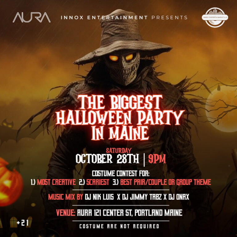 Halloween Party, AURA, Portland, Maine